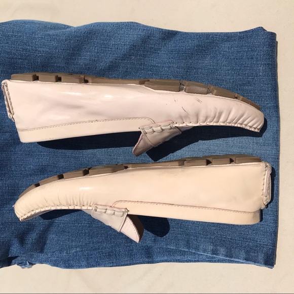 Pale Pink Patent Loafers - Picture 2 of 11